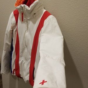 Four piece womens designer ski set Castelbajac